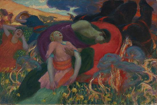 Rupert Bunny Rape of Persephone